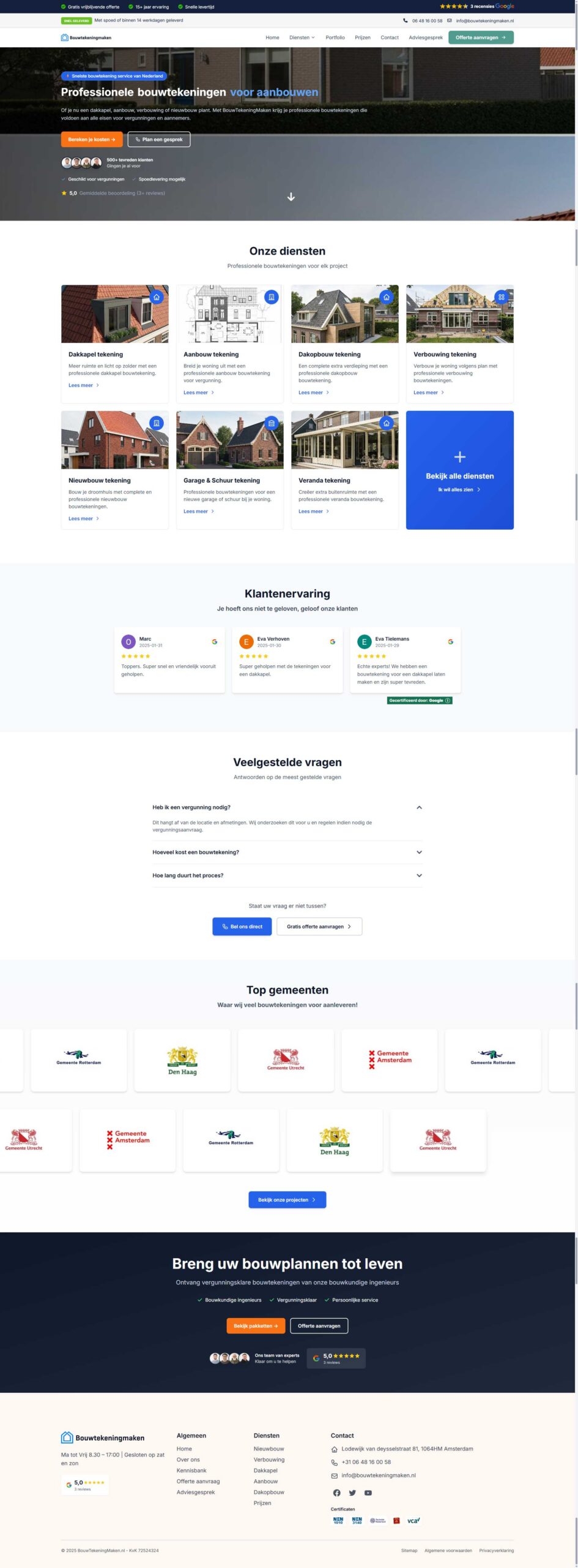 BouwTekeningMaken.nl screenshot