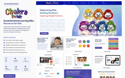 Chakra Pride online store homepage