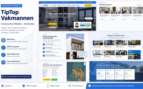 TipTop Vakmannen website